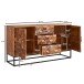 Sideboard >Katihar< (B/H/T: 145x81x45 cm) in Sheesham - 145x81x45 (BxHxT)