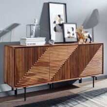 Sideboard >Sonipat< (B/H/T: 148x72x40 cm) in Sheesham - 148x72x40 (BxHxT)