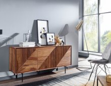 Sideboard >Sonipat< (B/H/T: 148x72x40 cm) in Sheesham - 148x72x40 (BxHxT)