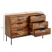 Sideboard >Barasat< (B/H/T: 117x80x42 cm) in Sheesham - 117x80x42 (BxHxT)