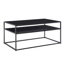 Couchtisch >Cixi< (B/H/T: 100x45x60 cm) in Schwarz...