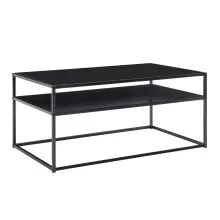 Couchtisch >Cixi< (B/H/T: 100x45x60 cm) in Schwarz...