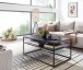 Couchtisch >Cixi< (B/H/T: 100x45x60 cm) in Schwarz - 100x45x60 (BxHxT)