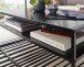 Couchtisch >Cixi< (B/H/T: 100x45x60 cm) in Schwarz - 100x45x60 (BxHxT)