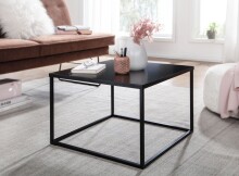 Couchtisch >Cixi< (B/H/T: 60x40x60 cm) in Schwarz - 60x40x60 (BxHxT)