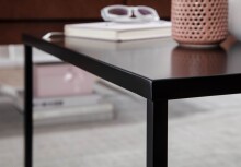Couchtisch >Cixi< (B/H/T: 60x40x60 cm) in Schwarz - 60x40x60 (BxHxT)