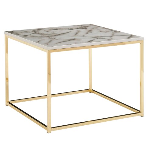 Couchtisch >Cixi< (B/H/T: 60x45x60 cm) in Weiß - 60x45x60 (BxHxT)