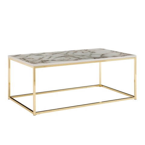 Couchtisch >Cixi< (B/H/T: 100x40x60 cm) in Weiß - 100x40x60 (BxHxT)