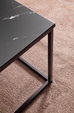 Couchtisch >Cixi< (B/H/T: 100x40x60 cm) in Schwarz - 100x40x60 (BxHxT)