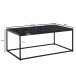 Couchtisch >Cixi< (B/H/T: 100x40x60 cm) in Schwarz - 100x40x60 (BxHxT)