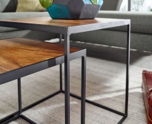 Satztisch >Baotou< (B/H/T: 40x44x40 cm) in Mango - 40x44x40 (BxHxT)