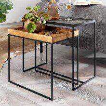 Satztisch >Yantai< (B/H/T: 60x50x30 cm) in Mango - 60x50x30 (BxHxT)