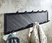 Garderoben-Set >Zibo< (B/H/T: 110x70x37 cm) in Schwarz - 110x70x37 (BxHxT)