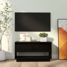 TV-Board >Pottiga-I< (B/H/T: 74x40x34 cm) in Schwarz - 74x40x34 (BxHxT)