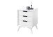 Nachtkonsole >NETANJA< (BxHxT: 40x58x40 cm) in weiß - 40x58x40 (BxHxT)