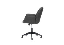 Drehstuhl >O-PEMBA< (BxHxT: 60x87x66 cm) in Anthrazit - 60x87x66 (BxHxT)