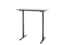 Schreibtisch >NAKURU< (BxHxT: 120x72x60 cm) in schwarz - 120x72x60 (BxHxT)