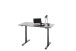 Schreibtisch >NAKURU< (BxHxT: 120x72x60 cm) in schwarz - 120x72x60 (BxHxT)