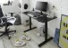 Schreibtisch >NAKURU< (BxHxT: 120x72x60 cm) in schwarz - 120x72x60 (BxHxT)