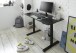 Schreibtisch >NAKURU< (BxHxT: 120x72x60 cm) in schwarz - 120x72x60 (BxHxT)