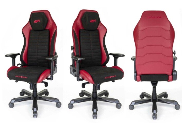 Bürostuhl >DX-RACER MASTER< (BxHxT: 78x127x78 cm) in schwarz - 78x127x78 (BxHxT)