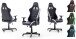 Bürostuhl >mcRacing LED< (BxHxT: 70x125x60 cm) in schwarz - 70x125x60cm (BxHxT)