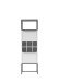 Stauraumschrank >LILLE< (BxHxT: 50x165x40 cm) in weiß - 50x165x40 (BxHxT)