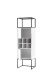 Stauraumschrank >LILLE< (BxHxT: 50x165x40 cm) in weiß - 50x165x40 (BxHxT)