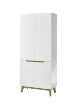 Stauraumschrank >CERVO Garderobe< (BxHxT: 85x196x40 cm) in weiß