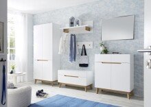 Wandpaneel >CERVO Garderobe< (BxHxT: 97x15x2 cm) in weiß - 97x15x2 (BxHxT)