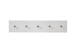 Wandpaneel >CERVO Garderobe< (BxHxT: 97x15x2 cm) in weiß - 97x15x2 (BxHxT)