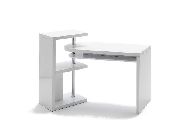 Schreibtisch >MATTIS< (BxHxT: 145x94x50 cm) in weiß - 145x94x50 (BxHxT)