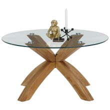 Couchtisch >BISIRA< (BxHxT: 80x40x80 cm) in holzfarben - 80x40x80 (BxHxT)