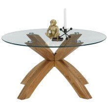 Couchtisch >BISIRA< (BxHxT: 80x40x80 cm) in holzfarben - 80x40x80 (BxHxT)