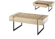 Couchtisch >PAPHOS< (BxHxT: 110x45x60 cm) in holzfarben - 110x45x60 (BxHxT)