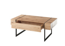 Couchtisch >PAPHOS< (BxHxT: 110x45x60 cm) in holzfarben - 110x45x60 (BxHxT)