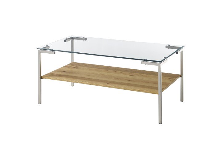 Couchtisch >GLASGOW< (BxHxT: 110x46x60 cm) in holzfarben - 110x46x60 (BxHxT)