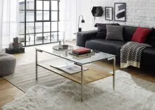 Couchtisch >GLASGOW< (BxHxT: 110x46x60 cm) in...