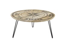 Couchtisch >NEVIS< (BxHxT: 90x46x90 cm) in holzfarben - 90x46x90 (BxHxT)