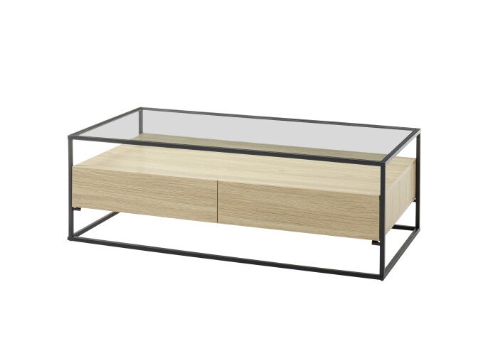 Couchtisch >EVORA< (BxHxT: 120x40x60 cm) in holzfarben - 120x40x60 (BxHxT)