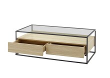 Couchtisch >EVORA< (BxHxT: 120x40x60 cm) in holzfarben - 120x40x60 (BxHxT)