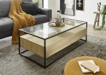Couchtisch >EVORA< (BxHxT: 120x40x60 cm) in holzfarben - 120x40x60 (BxHxT)