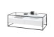 Couchtisch >EVORA< (BxHxT: 120x40x60 cm) in weiß - 120x40x60 (BxHxT)