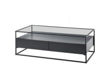Couchtisch >EVORA< (BxHxT: 120x40x60 cm) in schwarz...