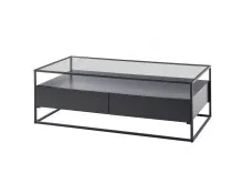 Couchtisch >EVORA< (BxHxT: 120x40x60 cm) in schwarz...