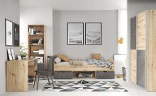 Jugendzimmer-Set >Lupo< in Artisan Eiche,...