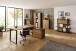 Schreibtisch >YOLO< (BxHxT: 181x77x159 cm) in anthrazit - Riviera Anthr.