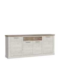 Sideboard >Duro< (BxHxT: 212,9x90,3x41,3 cm) Pinia...