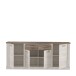 Sideboard >Duro< (BxHxT: 212,9x90,3x41,3 cm) Pinia Weiss mit Eiche Antik