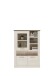Highboard >Duro< (BxHxT: 109,8x160,3x41,5 cm) Pinia Weiss mit Eiche Antik